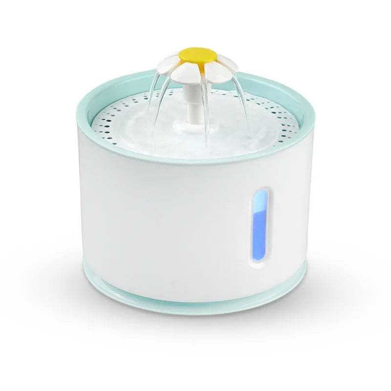 Fontaine à Eau Inox pour Chats – 2,4L avec Filtration Triple et Pompe Silencieuse 💧🐾