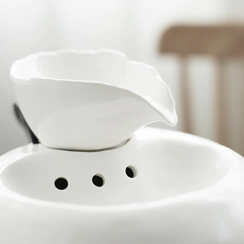 Fontaine à Eau en Céramique pour Chats – Design Élégant & Filtration Naturelle 🐾💧