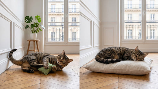 À quoi sert l'herbe à chat : phase de stimulation et phase de calme chez le chat — Les Trésors d'Owka