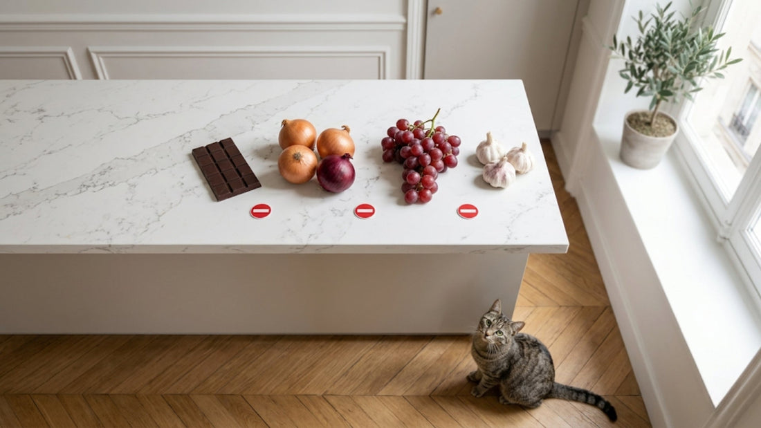 Aliments toxiques pour les chats — liste complète par niveau de danger — Les Trésors d'Owka