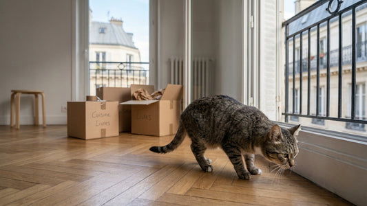 Chat et déménagement — préparation, jour J et adaptation au nouveau logement — Les Trésors d'Owka