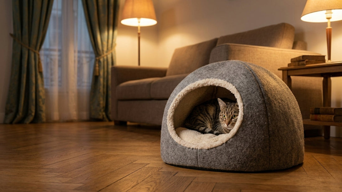 Chat et feux d'artifice — protocole de protection pour le 14 juillet et le Nouvel An — Les Trésors d'Owka