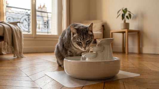 Insuffisance rénale chat (IRC) — prévention par l'hydratation et fontaine à eau — Les Trésors d'Owka
