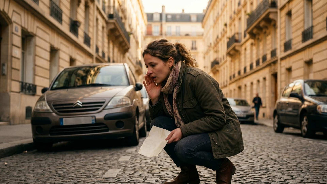 Propriétaire cherchant son chat fugué dans une rue parisienne — guide Les Trésors d'Owka