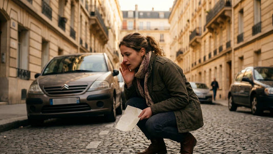 Propriétaire cherchant son chat fugué dans une rue parisienne — guide Les Trésors d'Owka