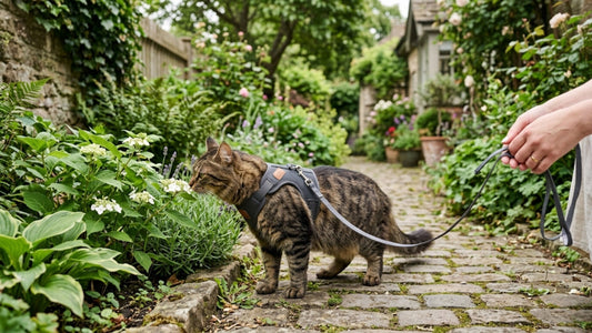 Promener son chat en laisse — guide complet harnais et premières sorties — Les Trésors d'Owka