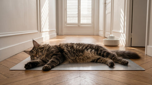 Tapis rafraîchissant grand format pour Maine Coon et grandes races — Les Trésors d'Owka