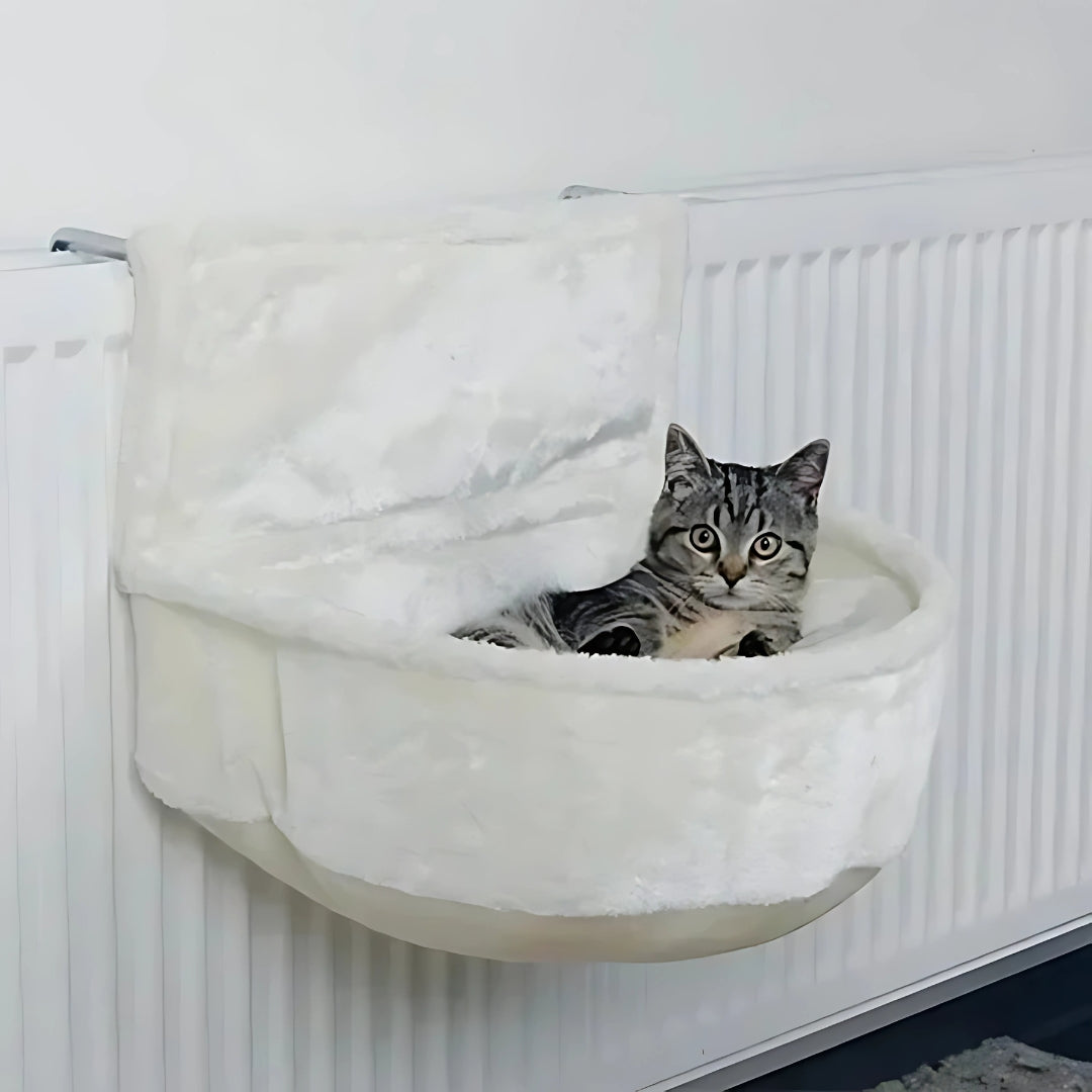 Hamac Radiateur pour Chat - Panier Suspendu Doux et Confortable