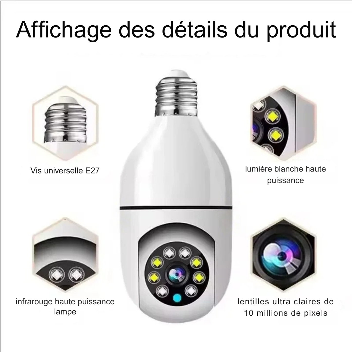 Caméra Connectée "HomeProtect" (Surveillance Animaux & Maison)