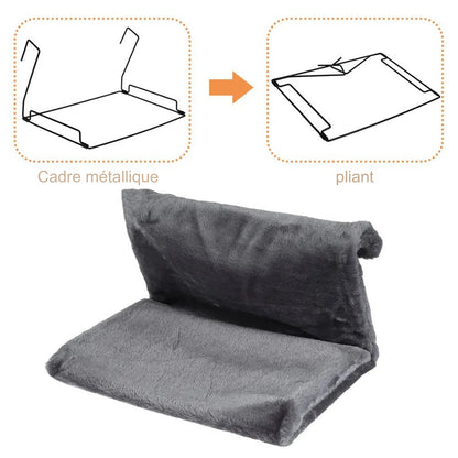 Armature métal pliable du hamac de radiateur pour chat - Les Trésors d'Owka
