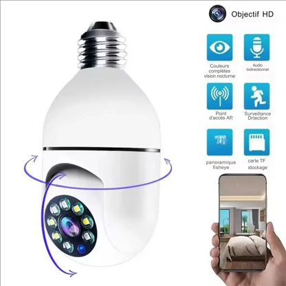 Caméra Connectée "HomeProtect" (Surveillance Animaux & Maison)