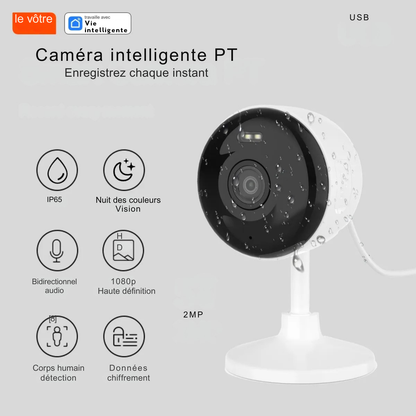 Caméra Connectée "HomeProtect" (Surveillance Animaux & Maison)