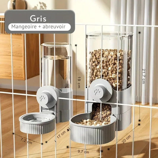 Distributeur Automatique Suspendu (Eau & Croquettes)