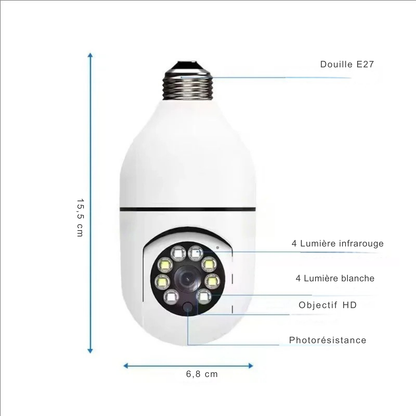 Caméra Connectée "HomeProtect" (Surveillance Animaux & Maison)