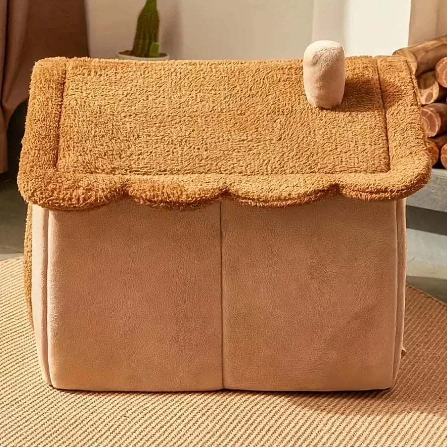 Maisonnette & Coussin pour Chat Anti-Stress – Cocon Douillet
