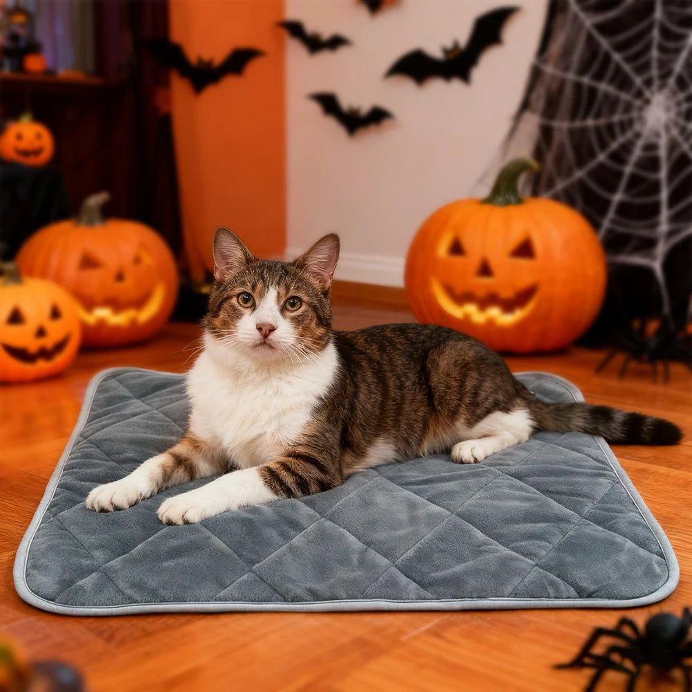 Tapis thermique pour chat à film aluminium - Les Trésors d'Owka