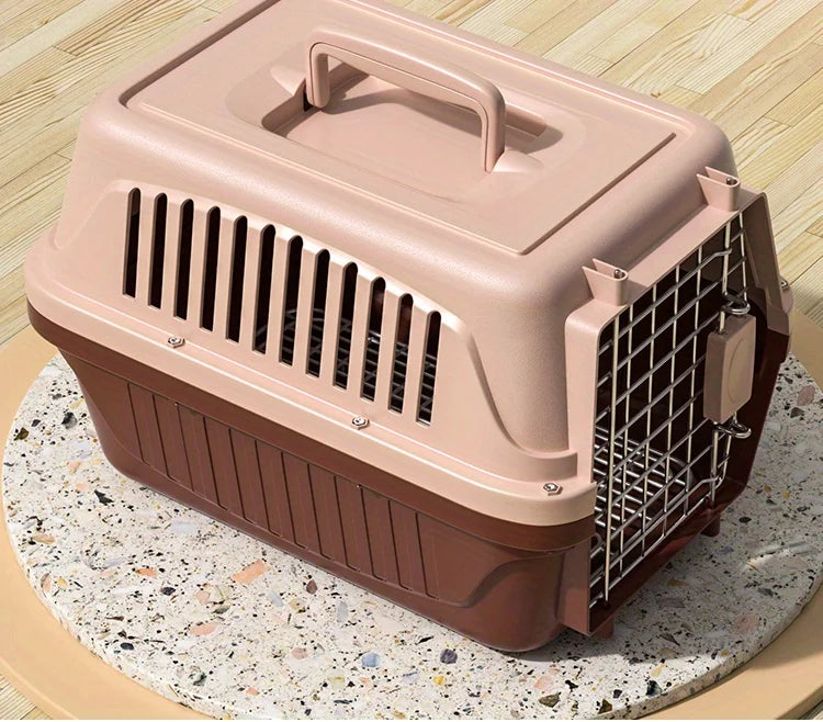 Caisse de Transport Chat "Air-Box" - Ventilation 360°, Démontable & Hygiénique | Owka