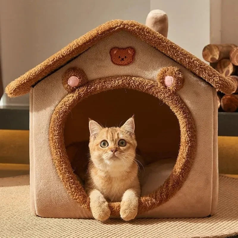 Maisonnette & Coussin pour Chat Anti-Stress – Cocon Douillet