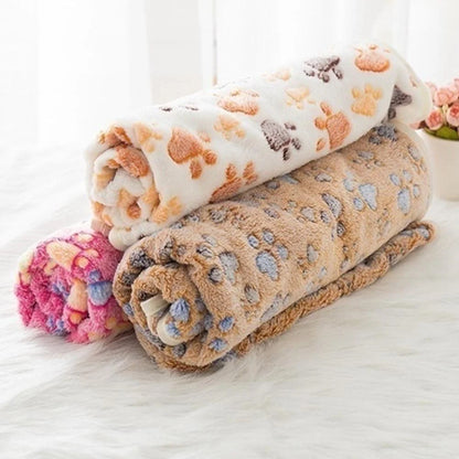 Épaisseur du coral fleece de la couverture pour chat - Les Trésors d'Owka