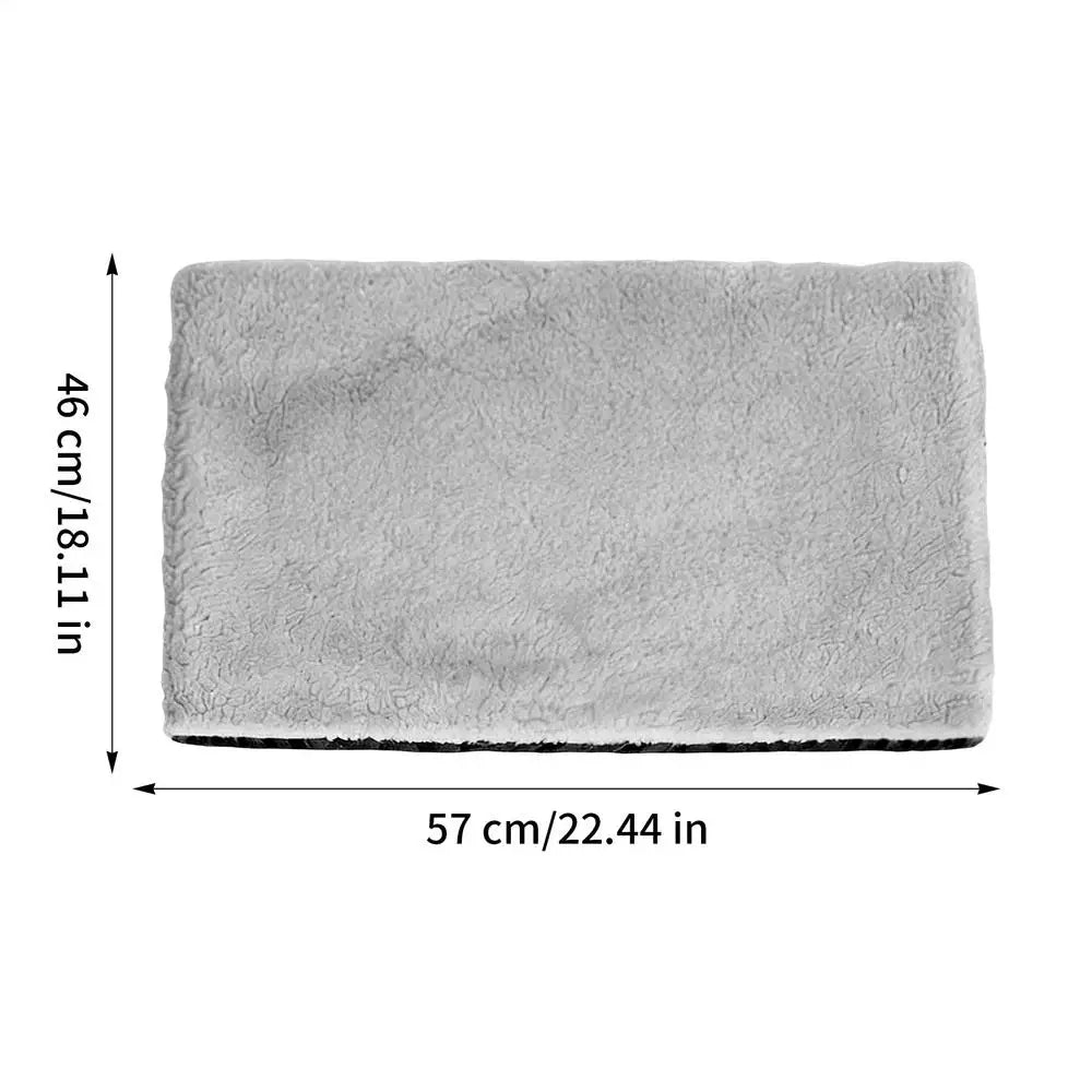 Tapis autochauffant coloris crème pour chat - Les Trésors d'Owka
