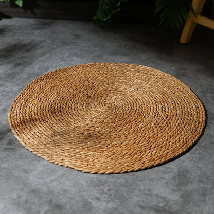 Tapis Griffoir Chat Rond en Sisal Naturel avec Jouet Intégré