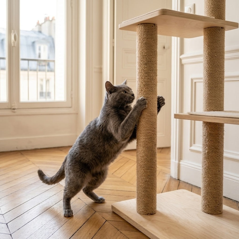 Bois & Sisal : Les Matières que votre Chat Aime