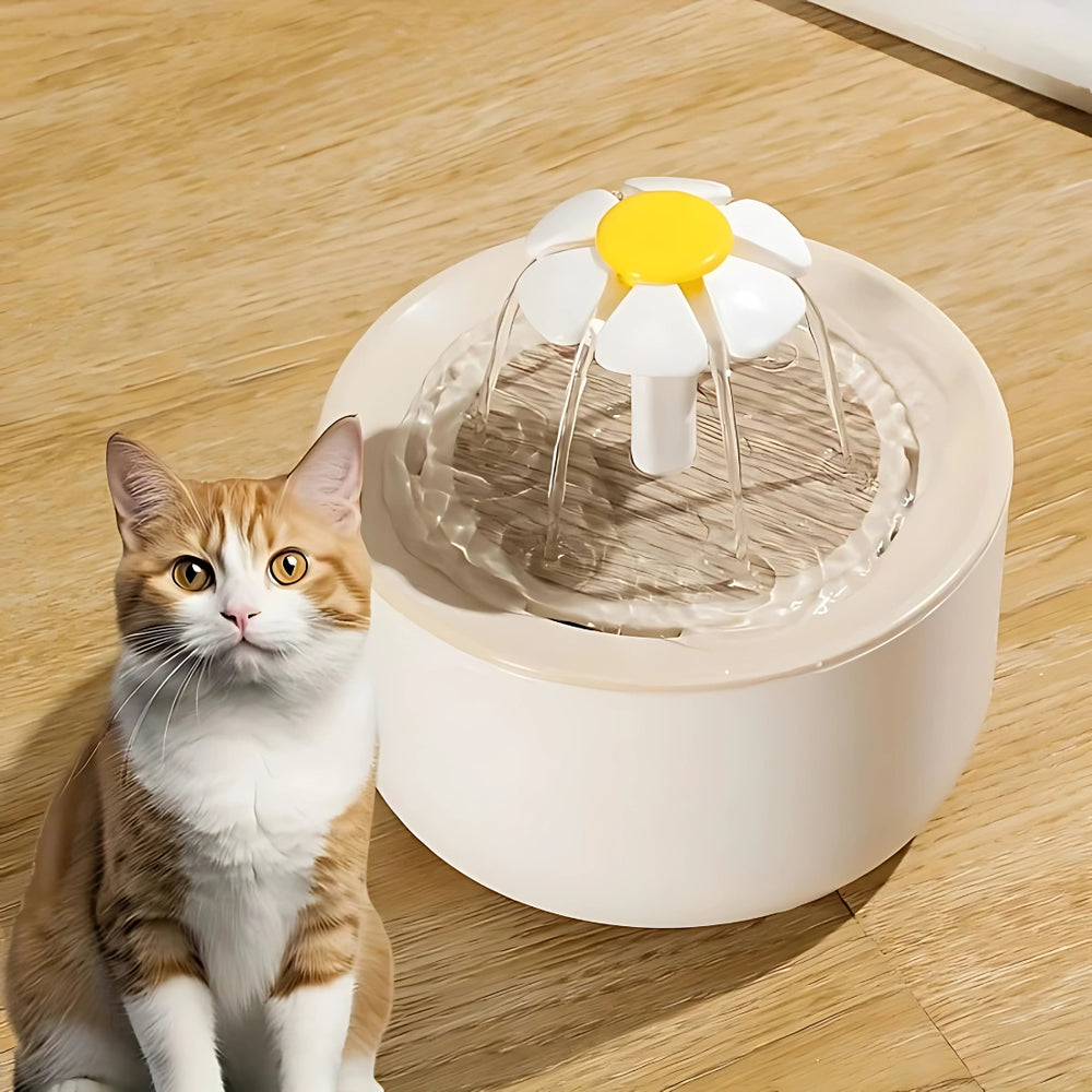 LA FONTAINE CHAT QUI L'ATTIRE NATURELLEMENT