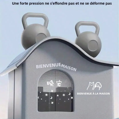 Maison pour chat solide et indéformable résistante aux fortes pressions - Les Trésors d'Owka